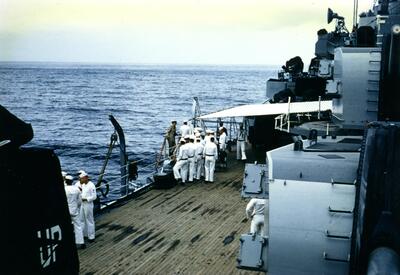 USS Worcester Photos aboard ship
