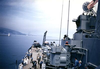 USS Worcester Photos aboard ship
