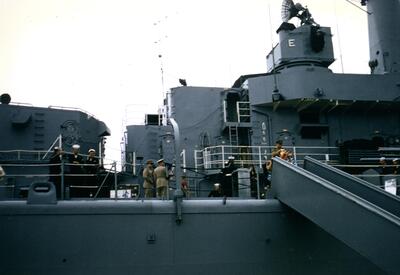 USS Worcester Photos aboard ship
