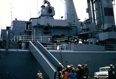 USS Worcester Photos aboard ship
