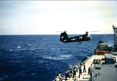 USS Worcester Helicopter Operations
