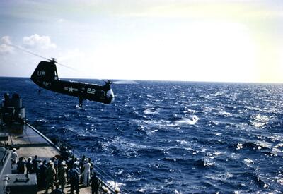 USS Worcester Helicopter Operations
