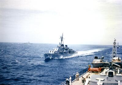 DD?-729 passing on starboard side
