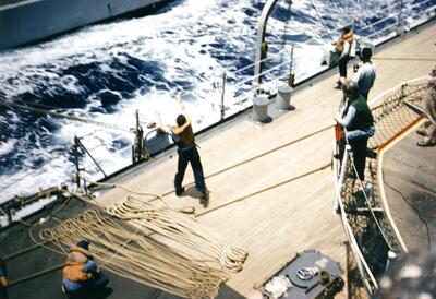 Refueling while underway
