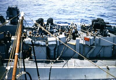 Refueling while underway

