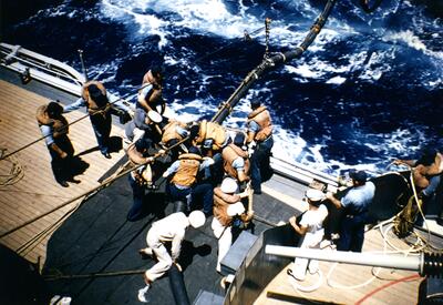 Refueling while underway
