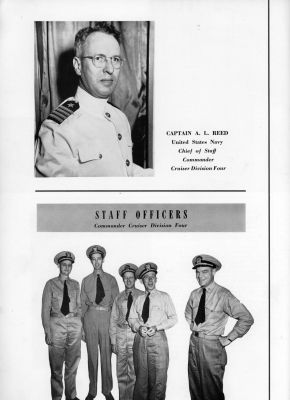 Captain Reed and Staff Officers
