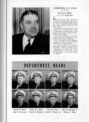 Commander Davis and Department Heads

