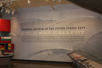 Entry to the Cold War Gallery of the National Museum of the United States Navy
Entry to the Cold War Gallery of the National Museum of the United States Navy at the Washington Navy Yard, Washington, DC.
